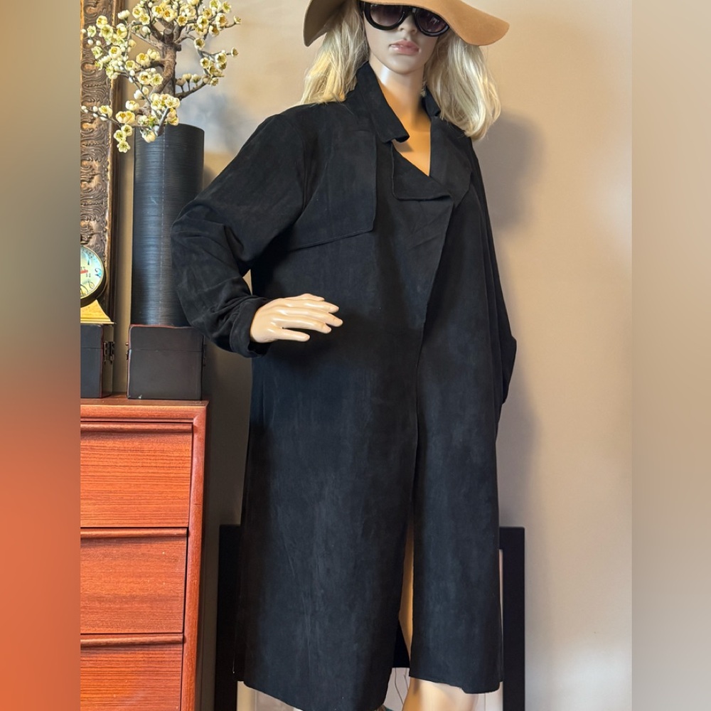 Blank NYC Black Trench Coat